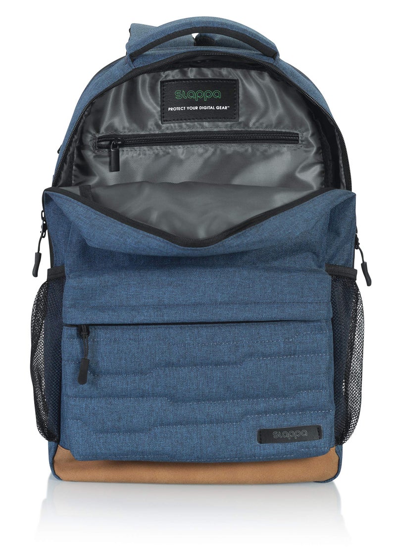 Slappa Alpha Series Gaming Laptop Backpack - Fits up to 15" Laptops; Blue (SL-ALPHA-LAPTOP-BP-BLU) - Image 4